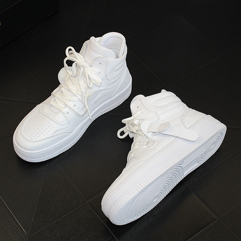 Men's Height-Increasing White Sneakers, Breathable Trendy Shoes for Spring and Autumn, 2026 New High-Top Sneakers, Fluorescent Green and White Men's Height-Increasing White Sneakers, Breathable Trendy Shoes for Spring and Autumn, 2026 New High-Top Sneakers, Fluorescent Green and White