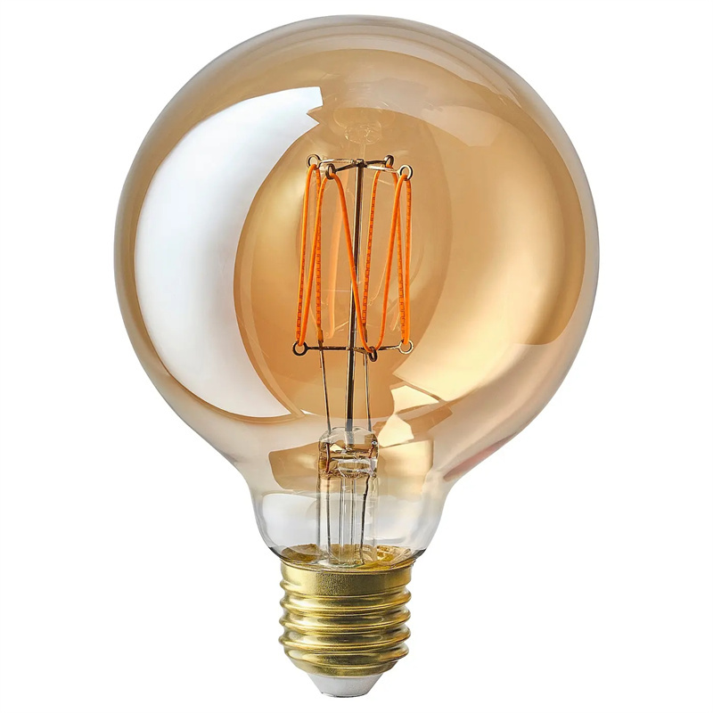 Ikea Monat Led Bulb E27 150 Lumens Spherical Brown Transparent Glass 95 mm Ikea Monat Led Bulb E27 150 Lumens Spherical Brown Transparent Glass 95 mm