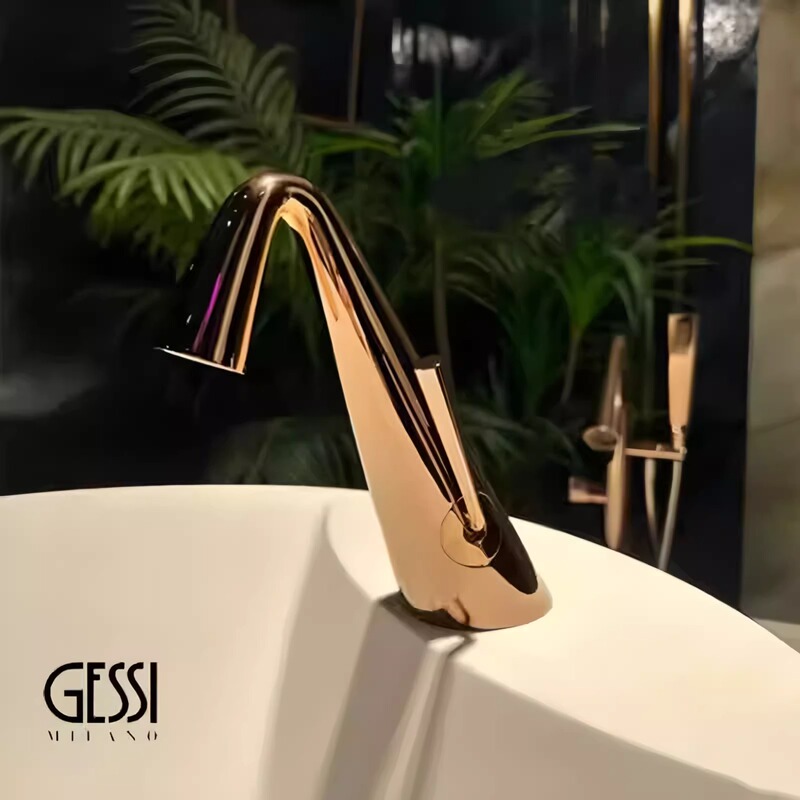 Italian Gessi Cono Series Faucet with Artistic Design for Above and Below Counter Washbasin Italian Gessi Cono Series Faucet with Artistic Design for Above and Below Counter Washbasin