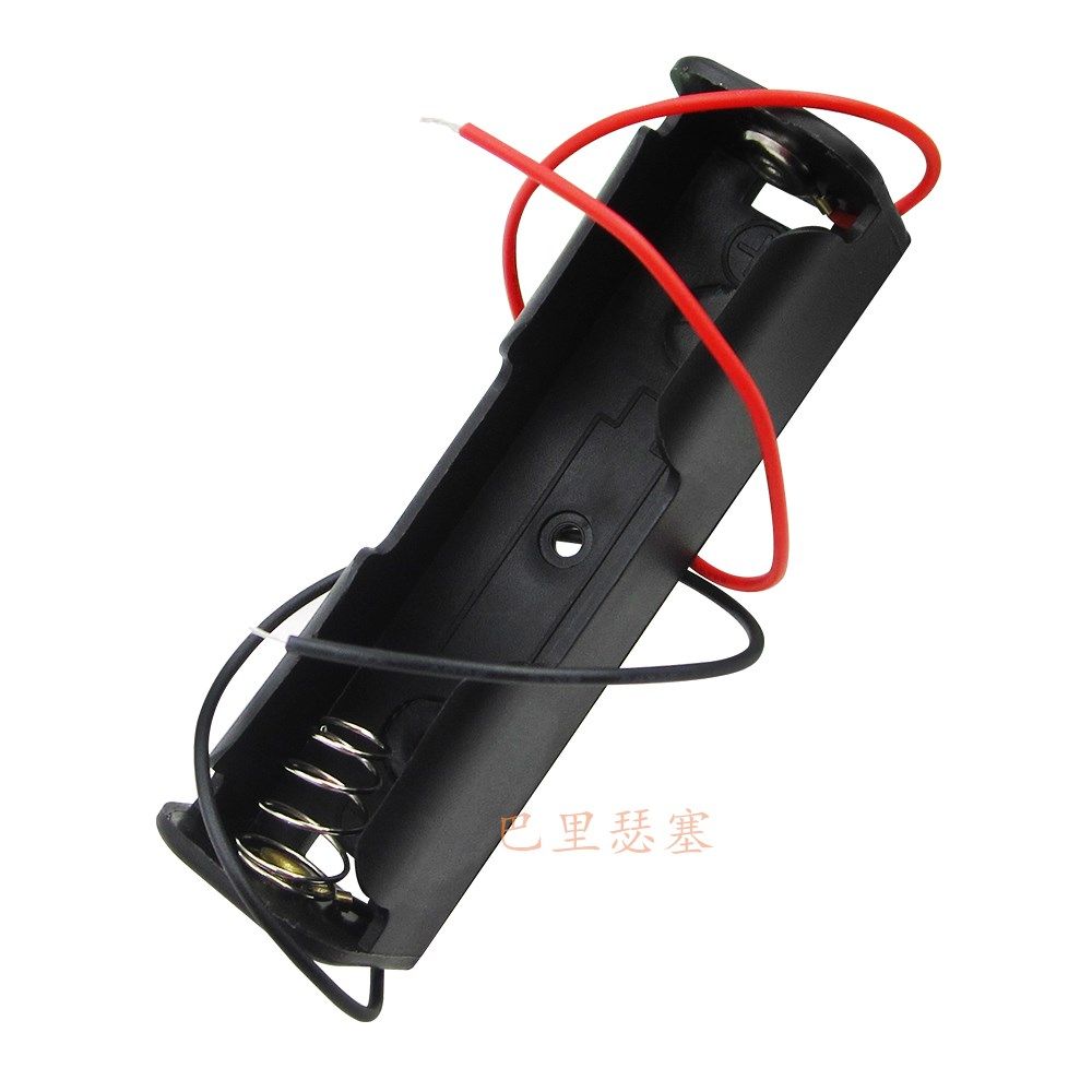 18650 battery box with cable Lithium battery 1 section 18650 battery box with cable 18650 series charging