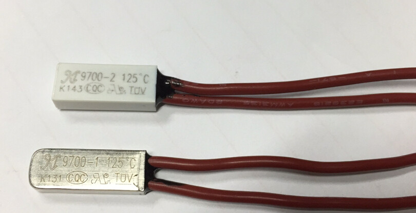 Temperature control switch KSD9700-2 125 degrees normally closed temperature controller