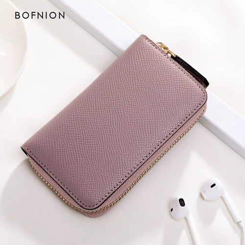 Ключница, кожаная универсальная сумка через плечо, вместительный и большой кошелек, сумка-органайзер, ключи от машины, картхолдер, 2 в 1