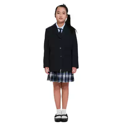 Shenzhen school uniform monopoly unified middle school uniform School uniform girls long-sleeved autumn and winter dress suit