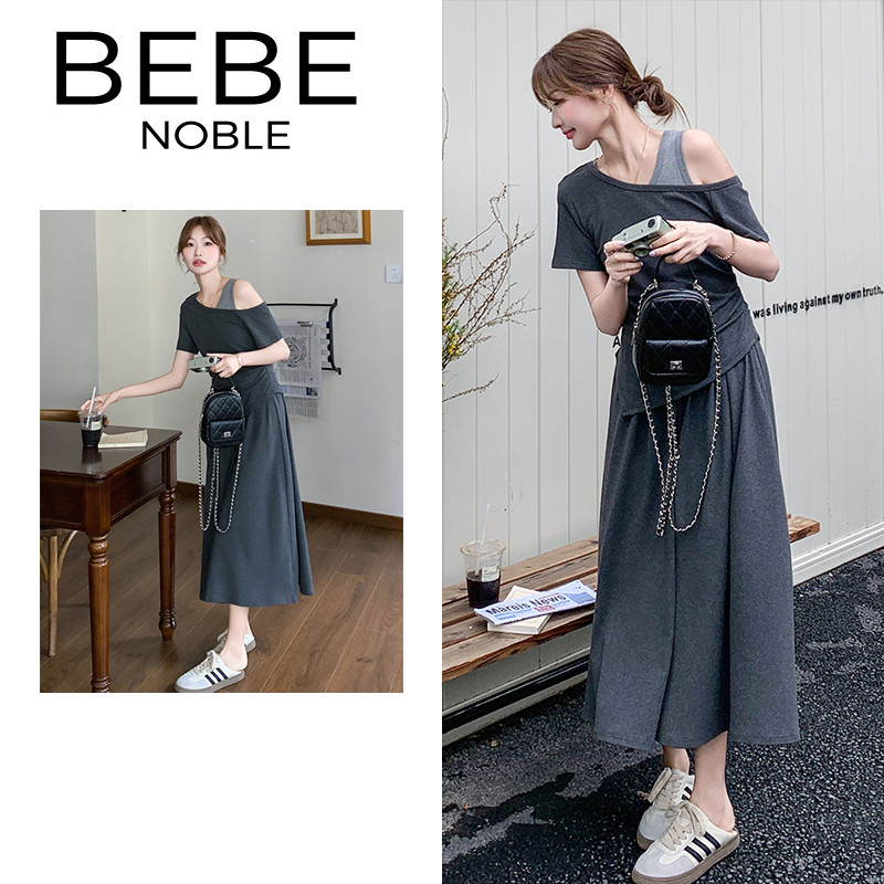 夏日韩系潮流GET！BEBE NOBLE灰色休闲套装，轻松凹造型，你还在等什么？-汉服服配-淘宝好物网
