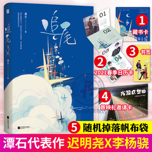 随书附报+主角透卡+Q萌贴纸+书签】正版 台风眼+追尾 潭石 夜空高远 你如钻石青春文学小说都市题材娱乐圈青春言情小说