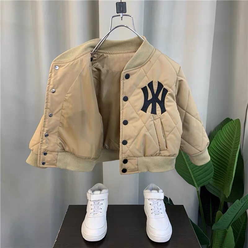 Children's Clothing, Boys' Jackets, Winter Clothing, Stylish Baby Jackets for 1-3 Years Old, Cotton-Padded Jackets, Thickened Autumn and Winter Tops for Kidsren, Trendy Styles