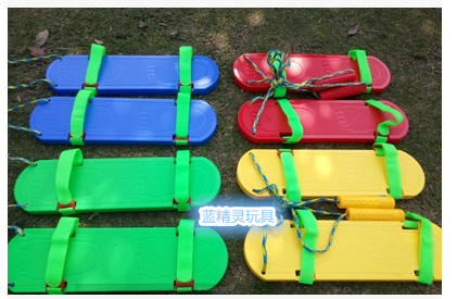Kindergarten team cooperation board sensory integration plastic sports game shoes children's double game synchronous shoe sensory integration training