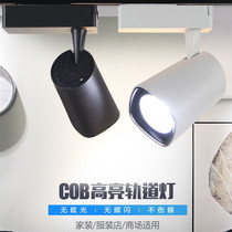 New minimalist LED rail spotlight 20W 30W ultra-bright LED Background wall showroom Windows COB Track Spotlight