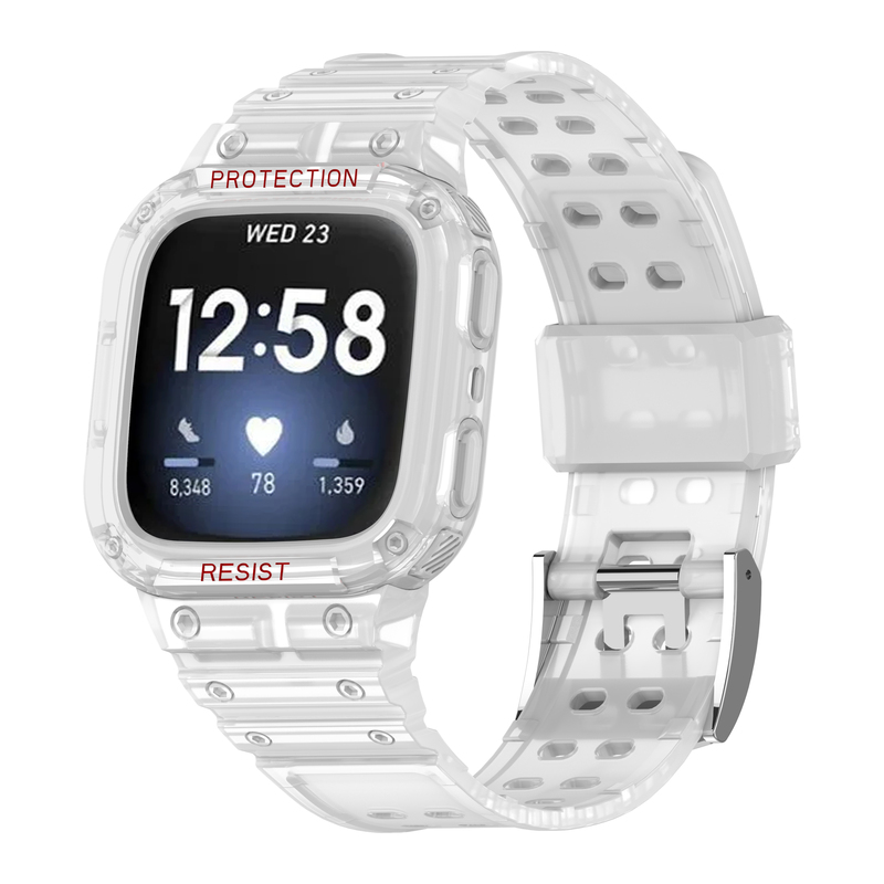 Suitable for Fitbit Versa/Lite Integrated Pc Frame + Tpu Watch Strap Versa2/3/4 Generation Sense2 Suitable for Fitbit Versa/Lite Integrated Pc Frame + Tpu Watch Strap Versa2/3/4 Generation Sense2