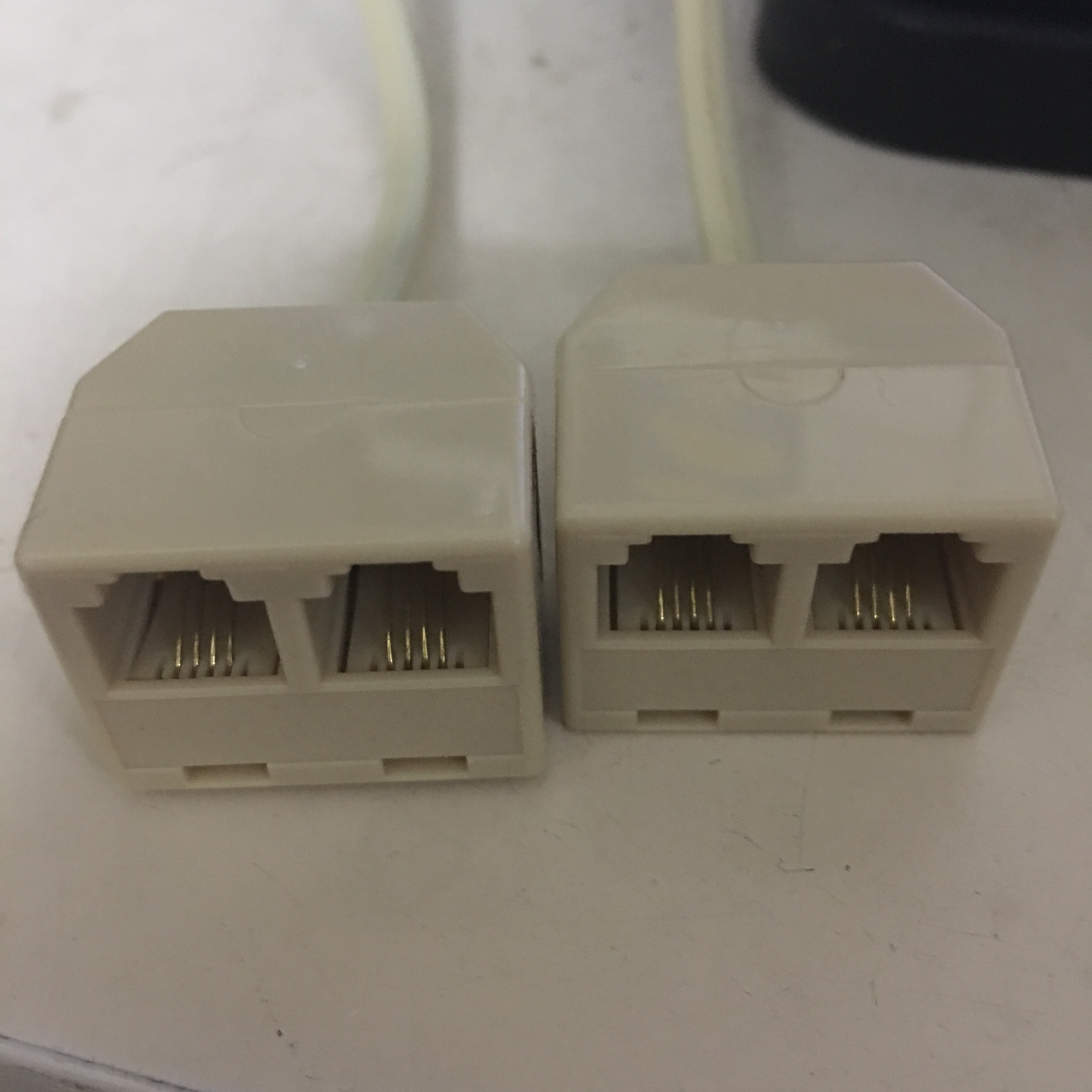 Jianlong phone 1 minute 2 junction box 1 minute 2 with line horn adapter extension line branch wire box 1 male to 2 female
