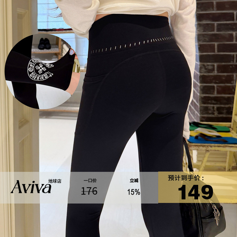 Earth Store Croxin Women's Printed Tight Black Butt-Lifting Yoga Shark Pants Autumn Pilates Pants Earth Store Croxin Women's Printed Tight Black Butt-Lifting Yoga Shark Pants Autumn Pilates Pants