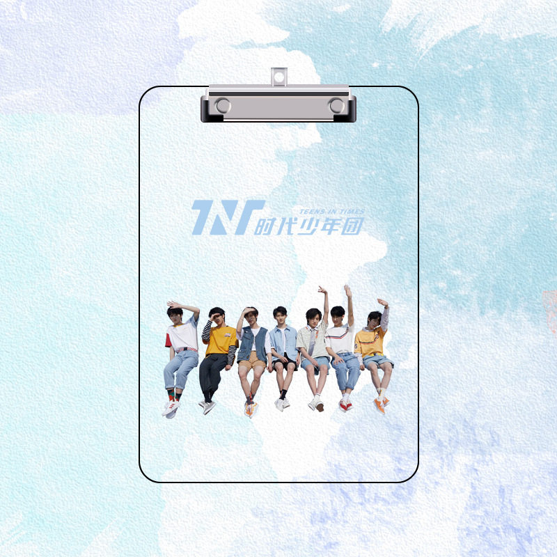 Times Youth League board clip acrylic writing and drawing clipboard writing board Liu Yaowen Ma Jiaqi around