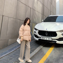 One-three good small winter clothes with high short cotton-padded clothes women 150 Korean loose bread clothes