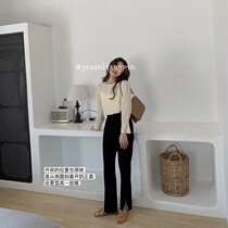 One-three-good-goods small sub-high-top-pants type of open-hanging western pants open-fork pants 150-high-drag underpants woman