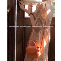 Gentle flashback ~ 2022 spring summer powder crushed floral dress with dress long skirt 150 small