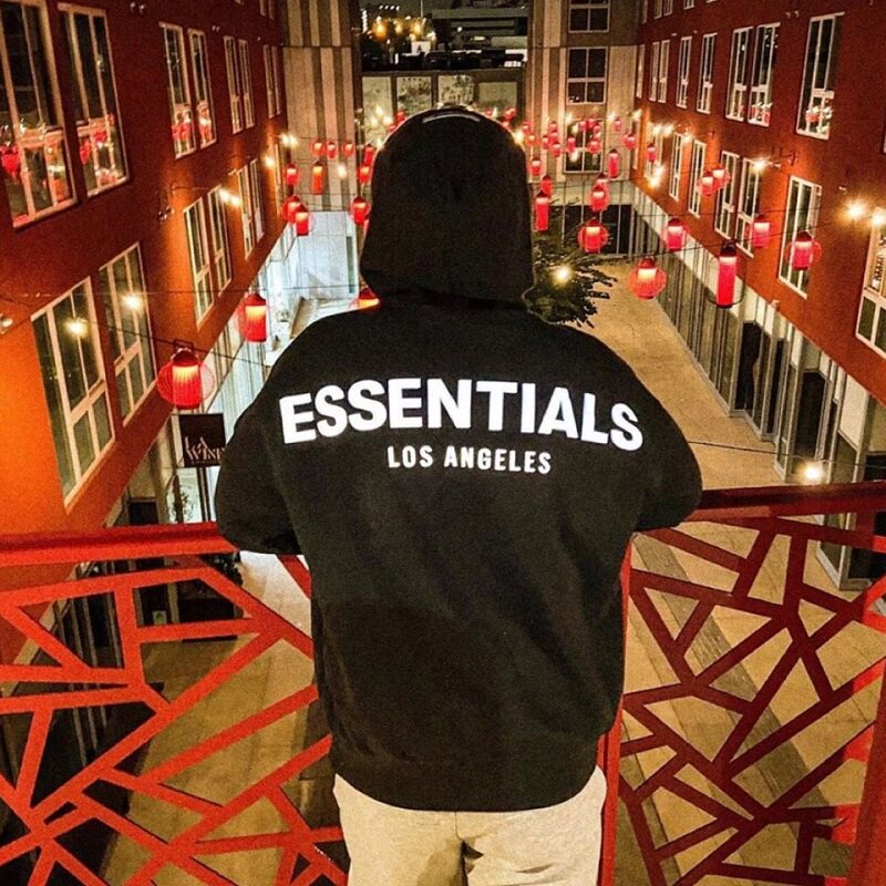 FOG FEAR OF GOD Reline Essentials Reflective Tide Card High Street Loose Hip Hop Hat Sportshirt Man