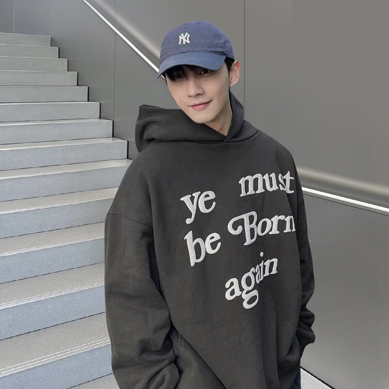 Cpfm Live Kanye Kanye Rebirth Niche Trendy Brand American Style Loose Men's Couple Fleece-Lined Hoodie Cpfm Live Kanye Kanye Rebirth Niche Trendy Brand American Style Loose Men's Couple Fleece-Lined Hoodie