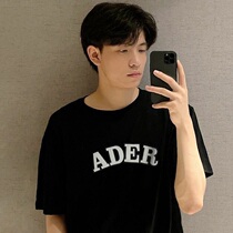 ADER ERROR niche tide brand Korean version of the wild cotton loose mens couple short-sleeved T-shirt ins