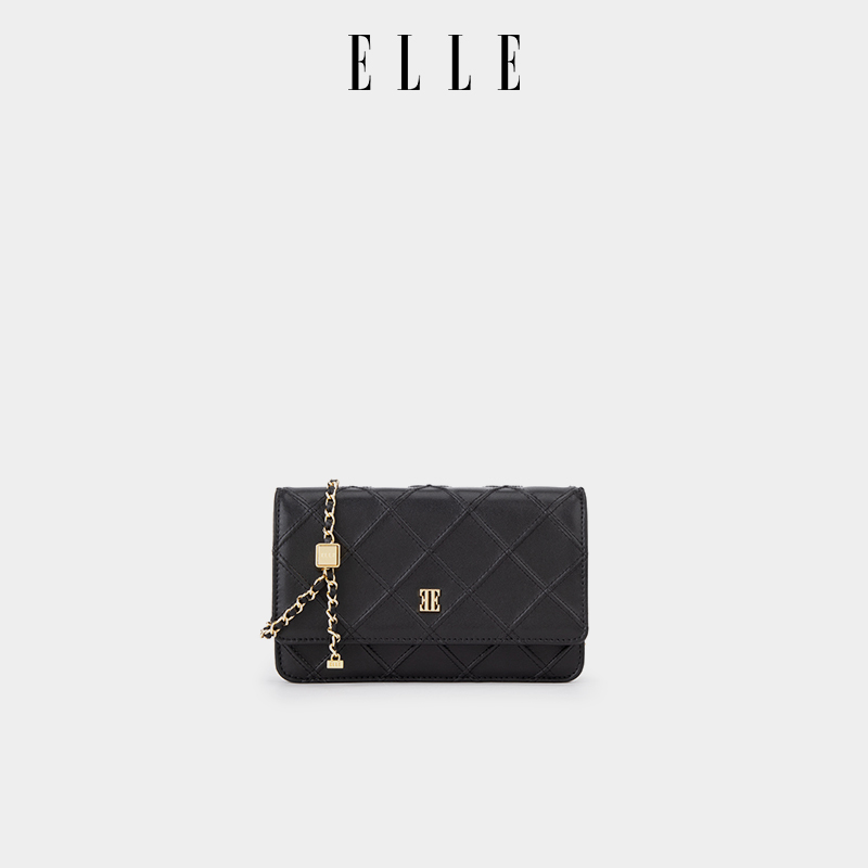 Elle Women's Bag Official New Model Quilted Chain Envelope Phone Bag Single Shoulder Crossbody Bag High-End Handbag Elle Women's Bag Official New Model Quilted Chain Envelope Phone Bag Single Shoulder Crossbody Bag High-End Handbag