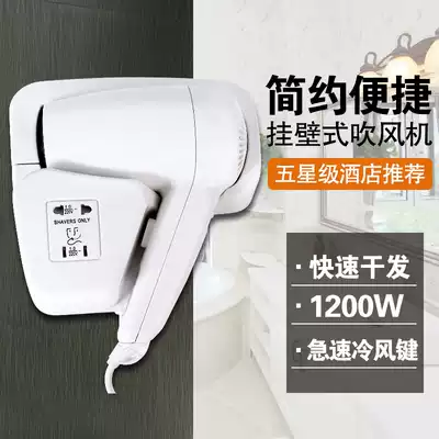 Lo Lei's special hotel bathroom dressing room household hair dryer wall-mounted hair dryer
