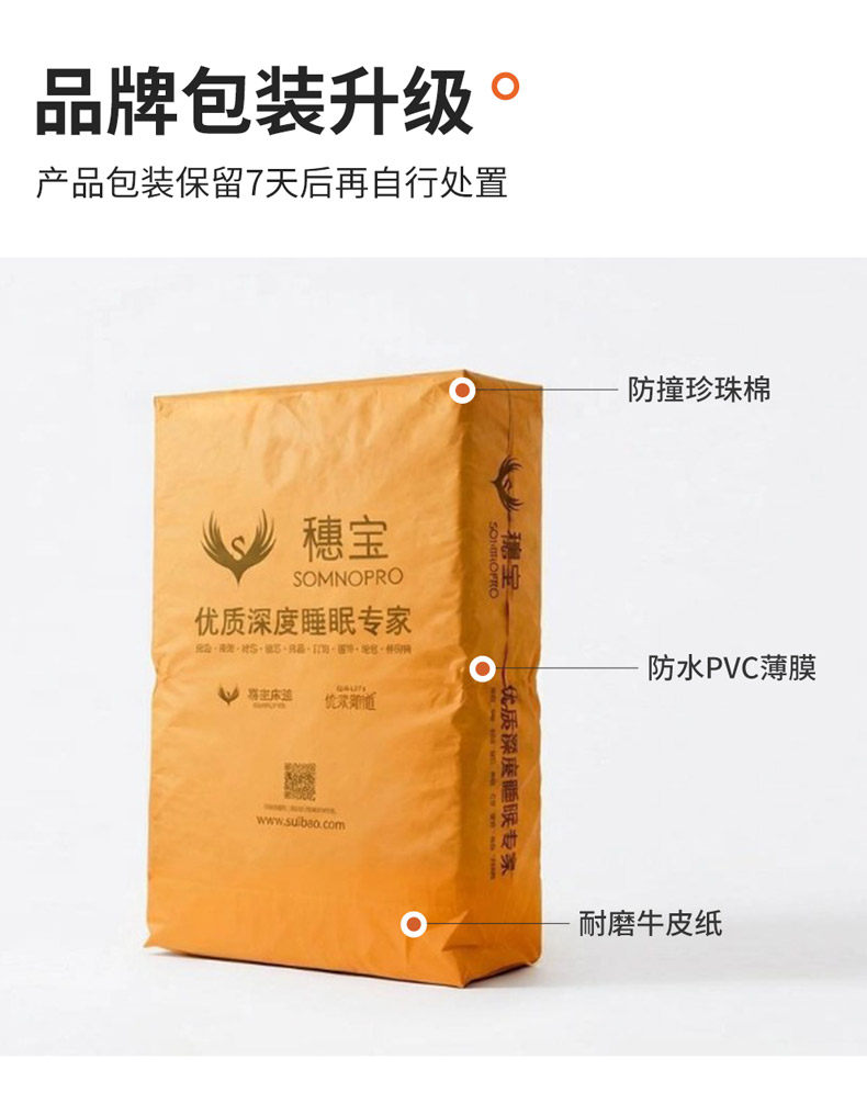 Тюфяк пены памяти 【门店同款】穗宝凝胶记忆棉弹簧偏硬22cm厚席梦思家用床垫 启承 Symbol