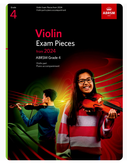 ABRSM2024 new version of the English violin test class teaching materials Violin Exam Pieces Grade4 4-4-Taobao