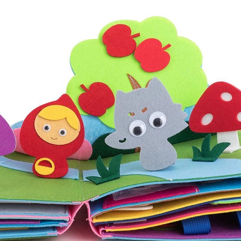 Объемная тканевая книга, игрушка, не рвётся, подарок на день рождения, раннее образование
