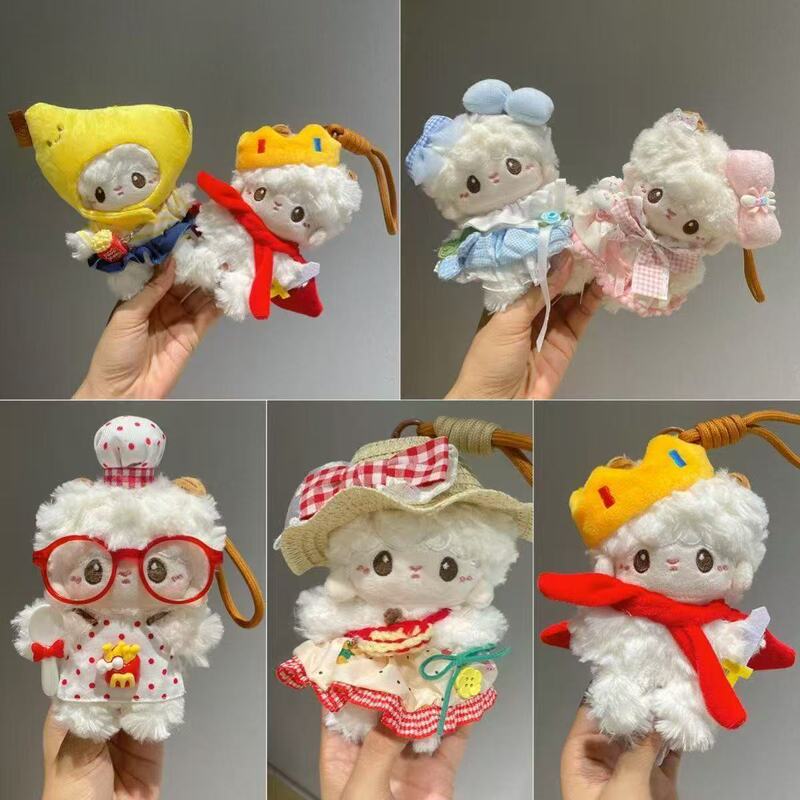 New Version of Cute Bleating Little Sheep Dopamine Versatile Bag Pendant Couple Style Keychain with a High-End Feel New Version of Cute Bleating Little Sheep Dopamine Versatile Bag Pendant Couple Style Keychain with a High-End Feel