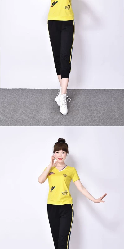 Bộ quần áo nhảy vuông quần áo Duan Xifan cung cấp vũ điệu 1788650 căng cotton thường mặc - Khiêu vũ / Thể dục nhịp điệu / Thể dục dụng cụ