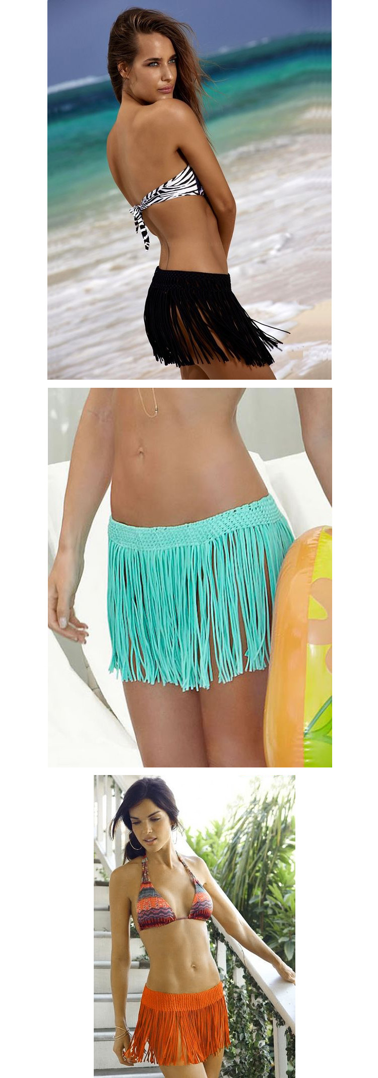 Polyester FashionBikini(white) NHXW0054-white