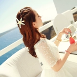 Вместительная и большая заколка для волос для принцессы из жемчуга, аксессуар для волос, 2018