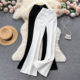 2022 autumn and winter new retro suit flared pants women's casual high waist drape slim wide-leg bottoming long pants