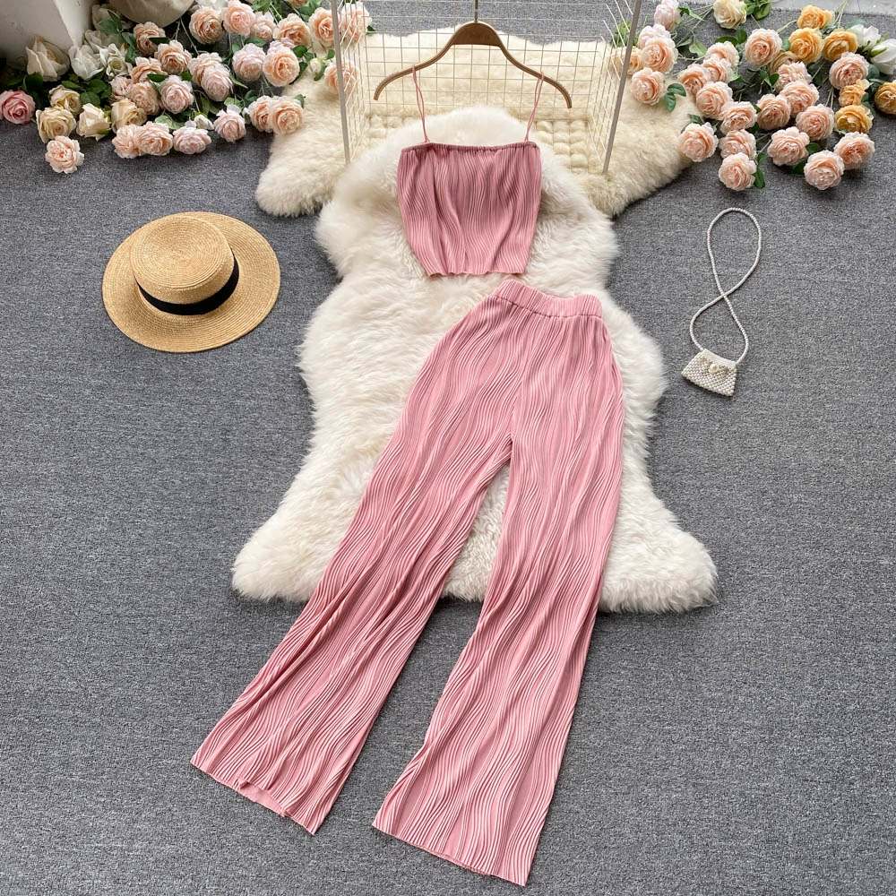 Women Summer Fashion Pants Set Sexy Off Shoulder Strapless Short Tops & High Waist Long Pants Two Piece Suits plus size jogging suits