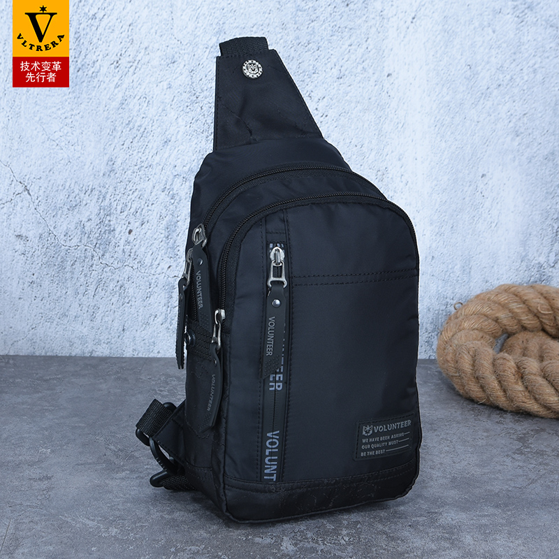 Breast bag male popular logo personality original diagonal cross joker leisure waterproof nylon bag bag backpack shoulder chest satchel female