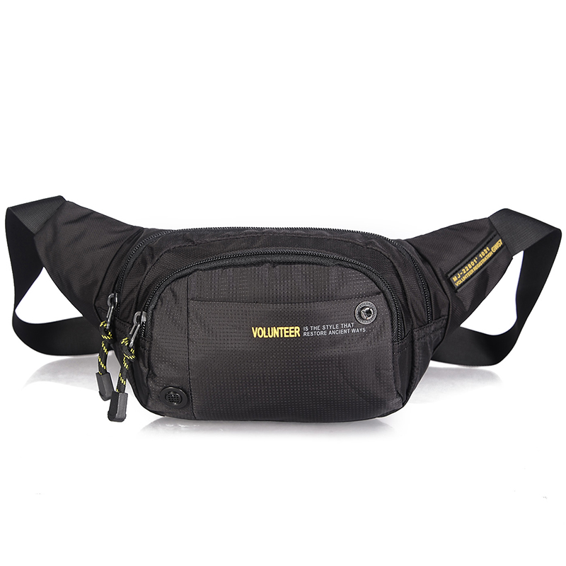 Fanny pack male tide card in the street Oblique Satchel Fashion Individuality Casual Travel Climbing Outdoor Waterproof Chest Bag Youth