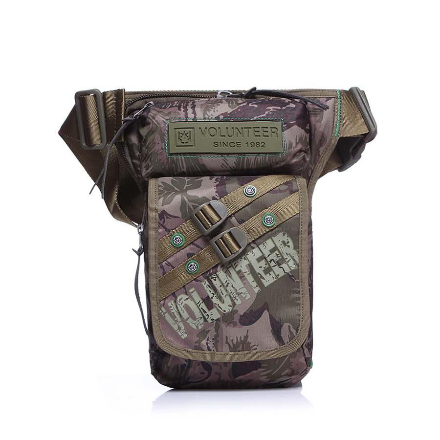 New Field Outdoor Military Fan Leg Bag Duty Camouflage Women Multifunctional Waist Bag Waterproof Tactical Belt Bag Male