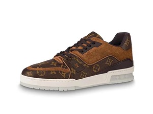 【现货】LouisVuitton trainer LV运动鞋吴亦凡蓝灰棕橙