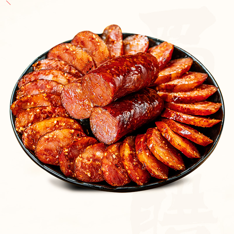 Shu Chuanglang Sesame Spicy Sausage 500g sausage Sichuan Techuan flavor Smoked sausage farmhouse Homemade Spicy Sausage