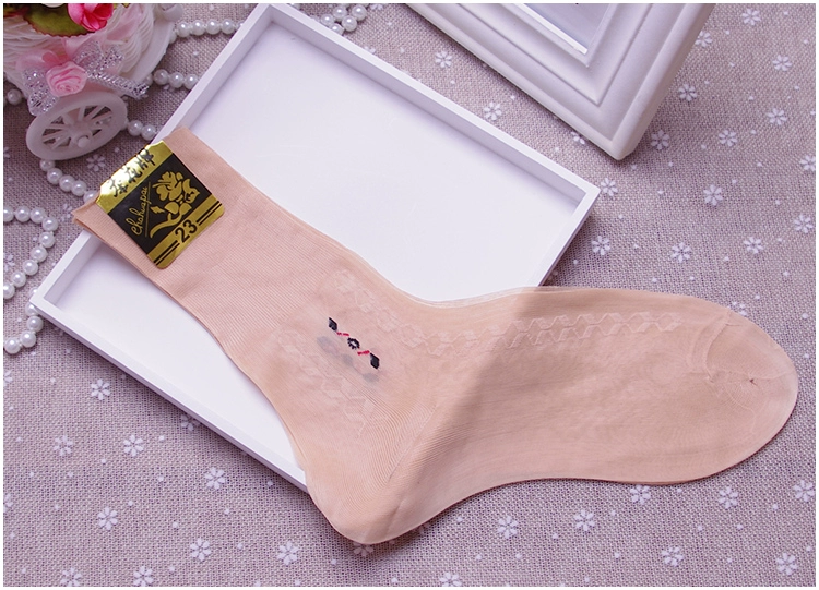 Vớ của nam giới Cổ điển của nam giới Stockings cổ điển với Ice Stockings Threaded Daddy