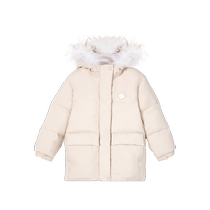 TeenieWeenie Kids Bear Childrens Wear for Boys and Girls 23 Years Fur Collar Bread Clothes Three-Proof Down Jacket