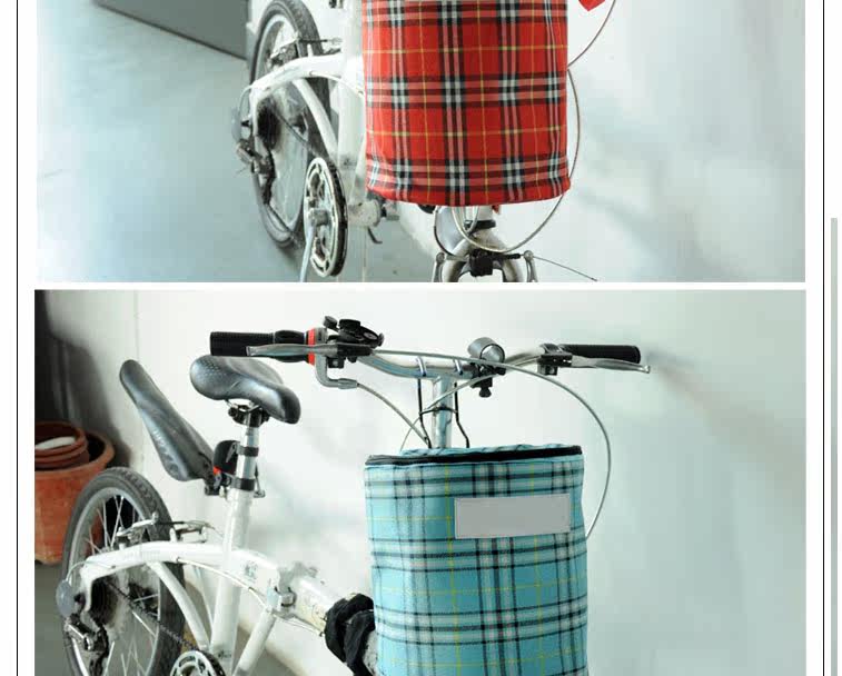 Panier pour vélo en toile - Ref 2258315 Image 11