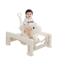 (Live broadcast flash sale in July) lunastory childrens rocking horse trampoline rocking horse rocking horse toy