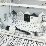 Lunastory, детское ограждение, подушка, успокаивающая кукла, кроватка, скандинавский стиль, защита от столкновений