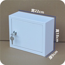 Iron box milk box outdoor fresh milk box opinion box with lock iron turnover box hanging wall rainproof milk box