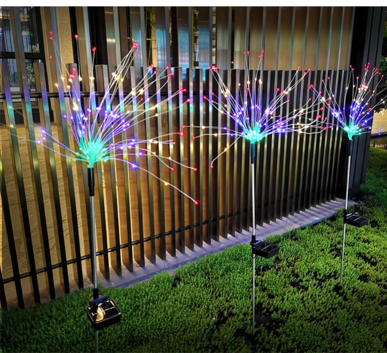 Garden Terrace Styling lamp Round Lights Wedding lighting Wedding Props Waterproof Dandelion Light Fiber Fireworks Light Villa