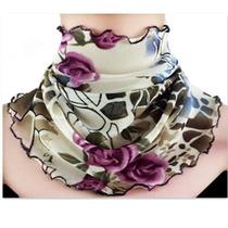 Four seasons universal fashion wild fake collar womens summer sunscreen neck cover Neck cover variety pullover scarf collar thin section