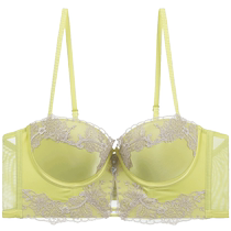 (Same style as Tang Yan) Embroidered lace wide half cup bra womens thin underwear EB00888