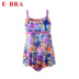 Đầm nữ E-BRA in hình váy liền thân váy liền thân đi nghỉ hè với bộ đồ tắm mùa xuân nóng bỏng KS0129 - Bộ đồ bơi hai mảnh bikini 2 mảnh màu hồng Bộ đồ bơi hai mảnh