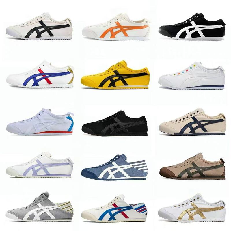Japanese Couple Trendy Shoes 2026 Japanese Style Men's and Women's German Training Shoes Genuine Leather Tiger Shoes Sports White Sneakers Canvas Shoes