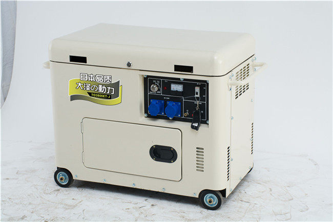 Daze 5KW small silent household diesel generator set 3 6kW 7KW 8KW single three-phase 220 380V